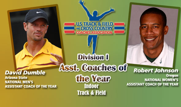Dumble, Johnson Named National Assistant Coaches of the Year in DI