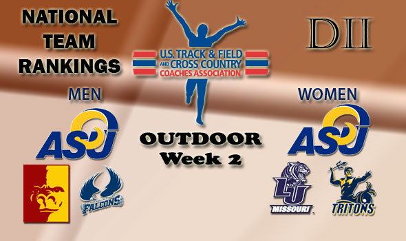 Angelo State Takes Over as Top-Ranked Squads in Division II