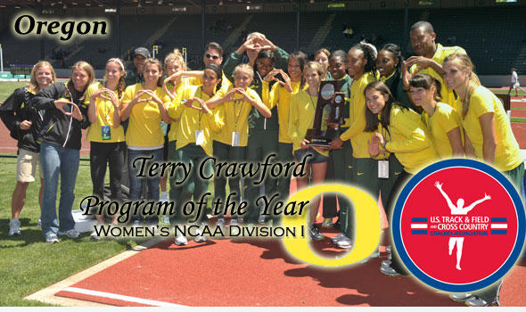 Duck Women Edge Gators for Second-Straight Terry Crawford Program of the Year Nod