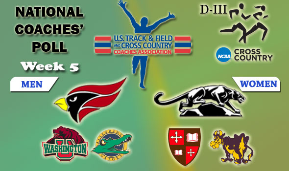 D-III National Cross Country Coaches’ Poll: Week 5