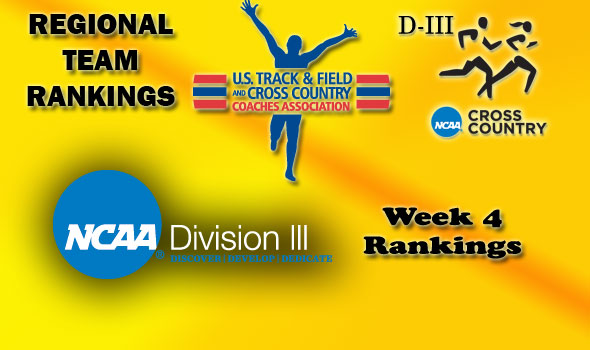 D-III Regional Cross Country Rankings: Week 4, October 5
