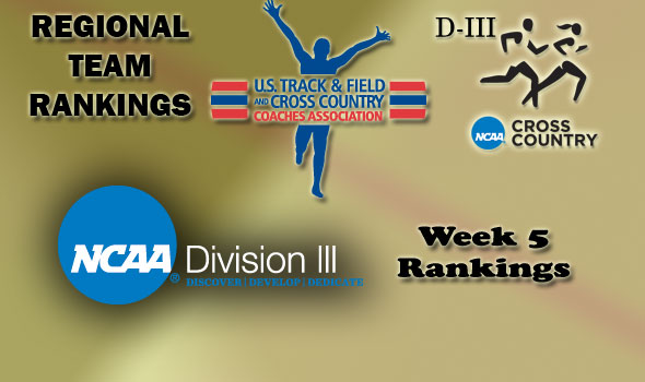 D-III Regional Cross Country Rankings: Week 5, October 12