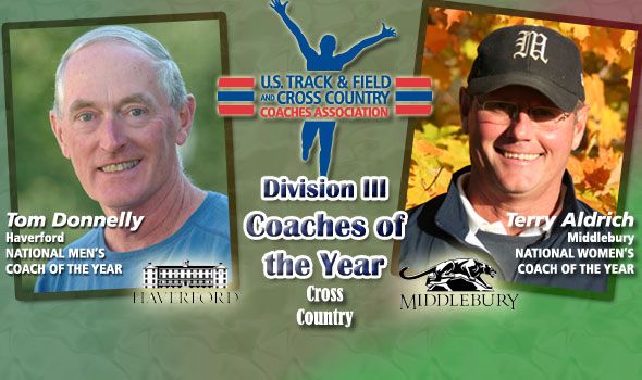 Donnelly, Aldrich Named National Coaches of the Year in Division III