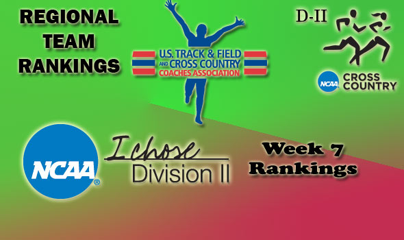 D-II Regional Cross Country Rankings: Week 7, November 2