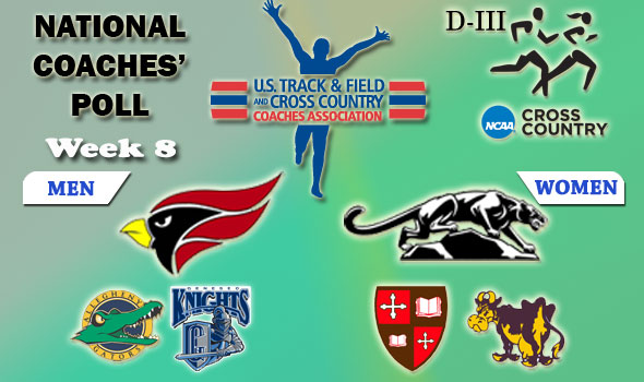 D-III National Cross Country Coaches’ Poll: Week 8, November 3
