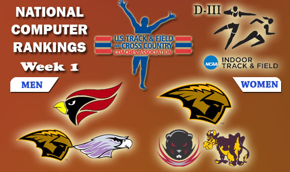 D-III Indoor T&F Rankings: Week 1, January 26