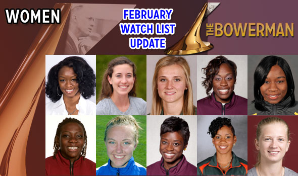 Brookins, Spence, Sutej Join The Bowerman Watch List for Women