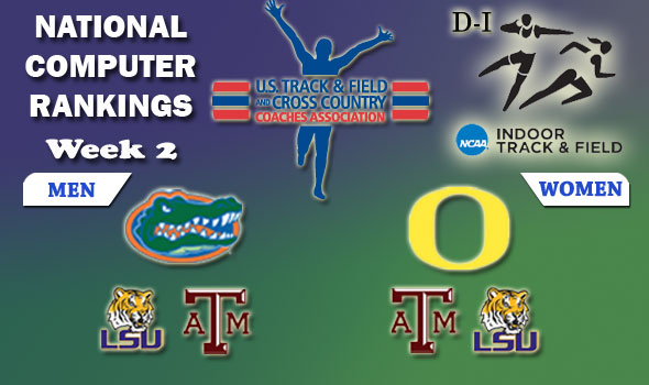 Florida, LSU Men Shoulder-to-Shoulder After Season’s First Turn; Oregon Women Still Solid No. 1