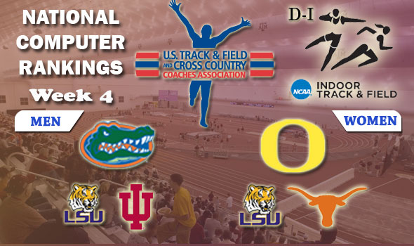 National Division I Top 25 Shifts; Florida Men, Oregon Women Again No. 1