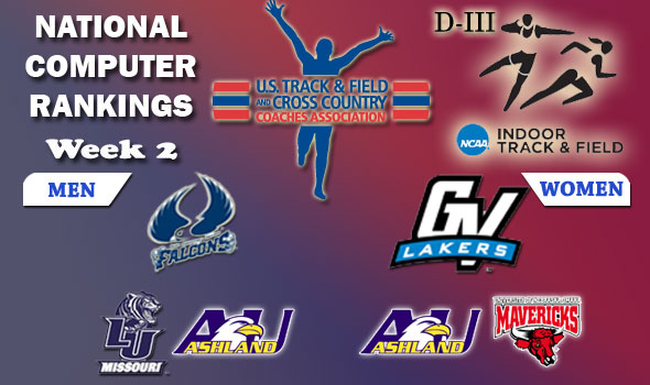 Freshmen Help Put St. Aug’s Men Over the Top in Division II This Week, GVSU Women Hold to Sizeable Lead