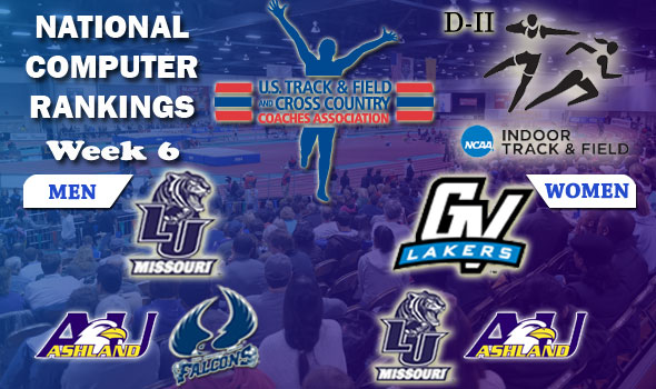 Lincoln, GVSU Still Tops in D-II; Southern Connecticut Men, U-Mary Women Rejoin Top Ten