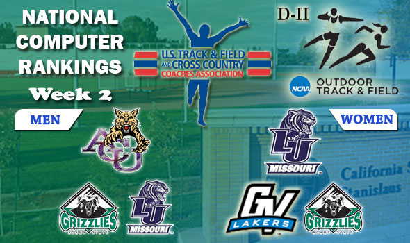D-II Outdoor T&F Week Two National Team Rankings Released
