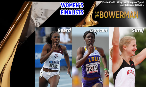 Women’s Finalists for The Bowerman are Beard, Duncan, Sutej