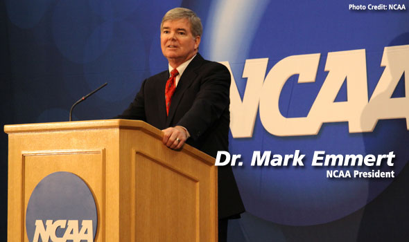 Mark Emmert does not support the Fair Pay to Play Act