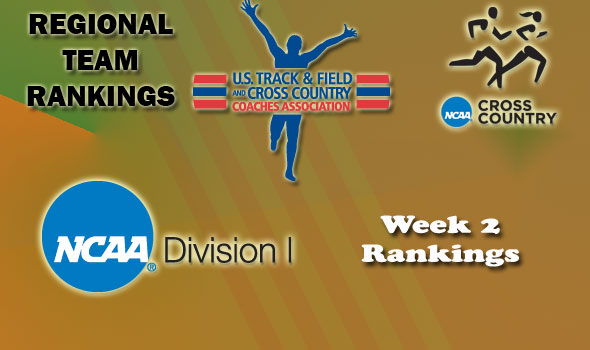 DI Regional Cross Country Rankings — Week 2
