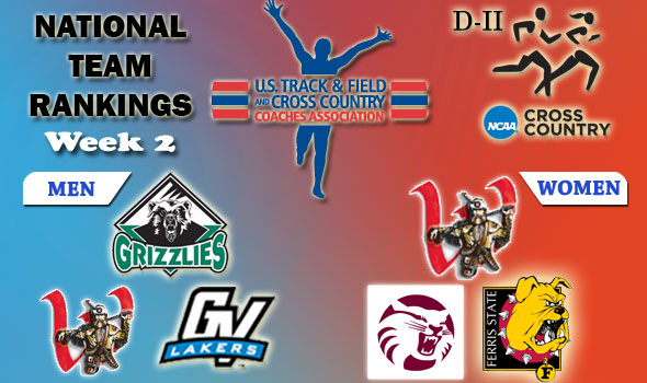 DII National Cross Country Rankings — Week 2