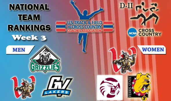 DII National Cross Country Rankings — Week 3
