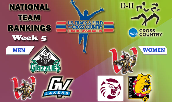 DII National Cross Country Rankings — Week 5