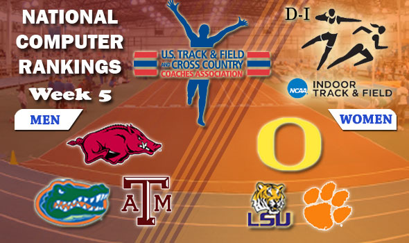 Arkansas, Oregon Still Top Teams as Conference Indoor Championships Loom