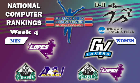 DII Indoor Track & Field Rankings — Week 4, February 14