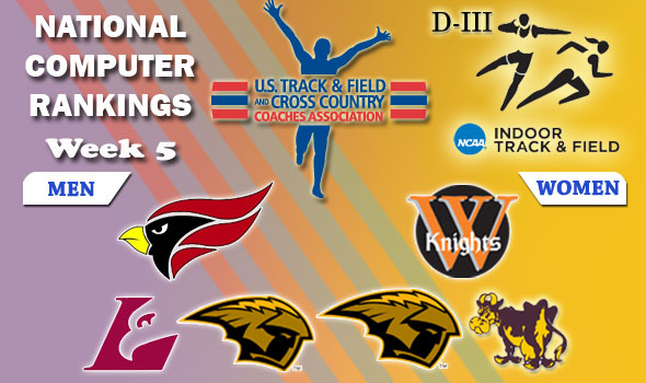DIII Indoor T&F Rankings — Week 5, February 22