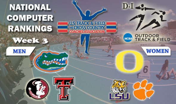 DI Outdoor T&F Rankings Update — 2012 Week #3
