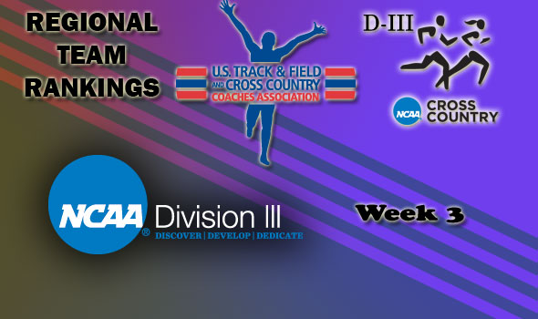DIII Regional Cross Country Rankings: 2012 Week #3