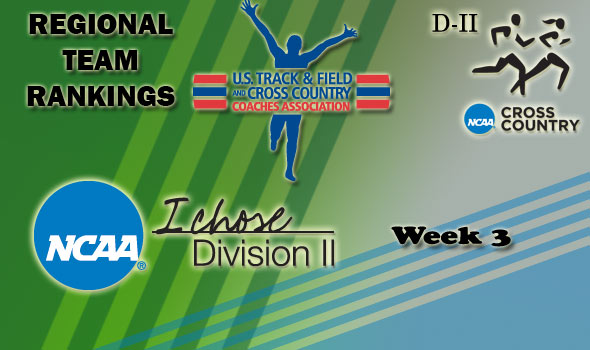 DII Regional Cross Country Rankings: 2012 Week #3