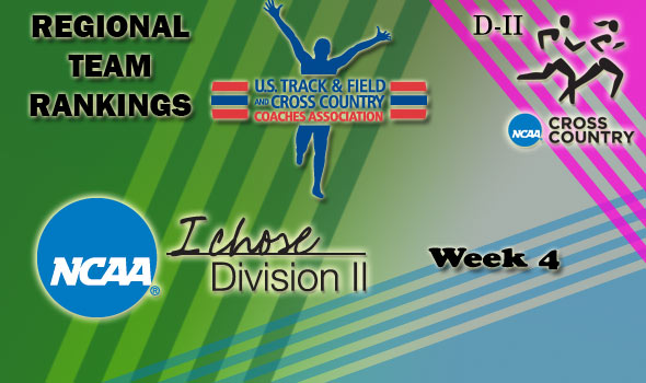 DII Regional Cross Country Rankings: 2012 Week #4