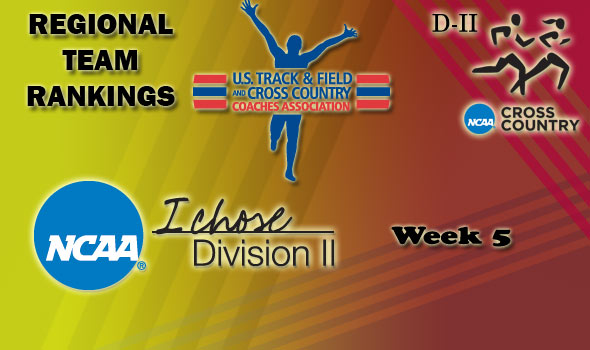 DII Regional Cross Country Rankings: 2012 Week #5