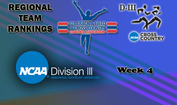 DIII Regional Cross Country Rankings: 2012 Week #4