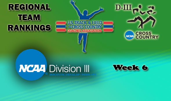 DIII Regional Cross Country Rankings: 2012 Week #6
