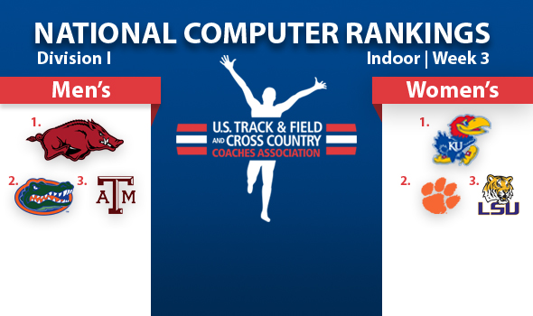 Kansas Women Join Arkansas Men On Top of DI Rankings