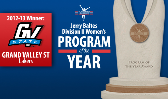 GVSU Women Win Jerry Baltes DII Program of the Year Award