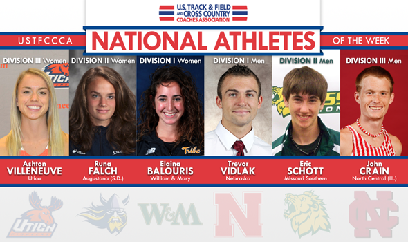 USTFCCCA Announces Week Two National Athletes of the Week