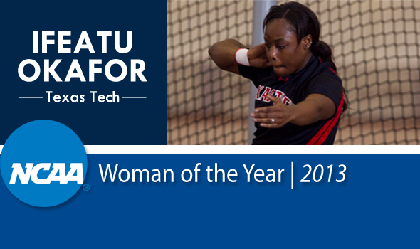 Texas Tech’s Ifeatu Okafor named 2013 NCAA Woman of the Year