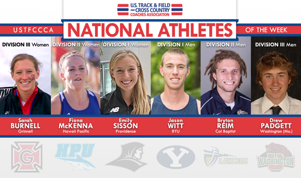 National Athletes of the Week Rise to the Occasion at Conference Championships