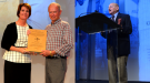 Dean Hayes, Bill Falk Honored with Service Awards at USTFCCCA Convention