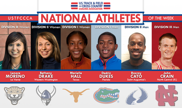 World-Leading Dukes & Cato Among the National Athletes of the Week