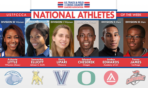 Relay Heroes and Record Breakers Earn Outdoor T&F National Athlete of the Week Honors