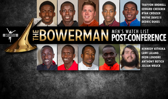 Historic Performances Permeate Post-Conference Championships Edition of The Bowerman Men’s Watch List