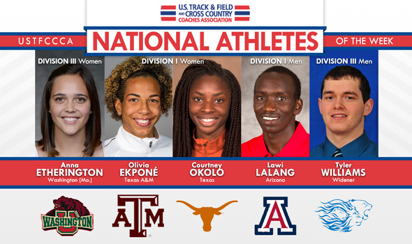 National Athletes of the Week Provide Fireworks for 2014 Outdoor T&F Regular Season Finale