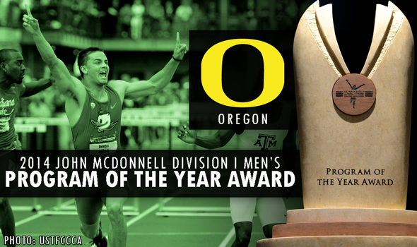Oregon Men Earn John McDonnell Division I Men’s Program of the Year Award with T&F Team Title Sweep