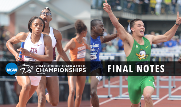 Final Day Notes – NCAA Division I Outdoor T&F Championships