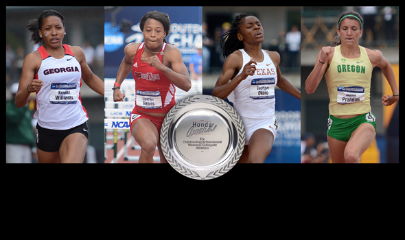 Nelvis, Okolo, Prandini & Williams Nominated for Honda Sports Award for Women’s T&F