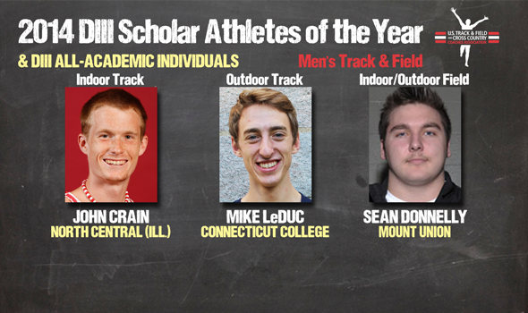 DIII Men’s Track & Field Scholar Athletes of the Year & All-Academic Individuals Announced