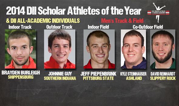 DII Men’s Track & Field Scholar Athletes of the Year & All-Academic Individuals Announced