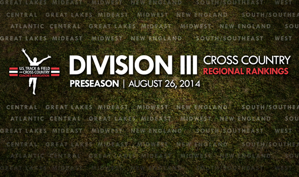 Preseason Regional Rankings for Division III Cross Country Announced
