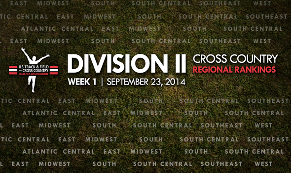 Three New Regional No. 1 Teams for NCAA Division II Cross Country
