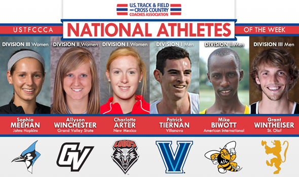 Tiernan’s Blazing Washington Invite Win Headlines National Athlete of the Week Honors
